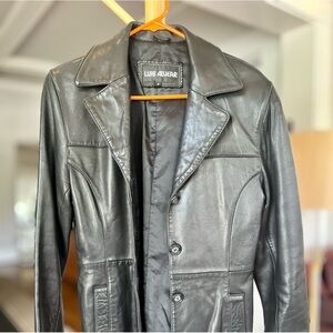 Luis Alvear Leather Jacket Size Small